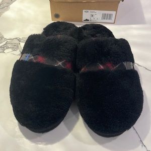 NEW UGG slipper Dalla Plaid size 8